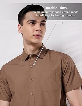 mens-casual-cotton-poplin-shirt - Image 2