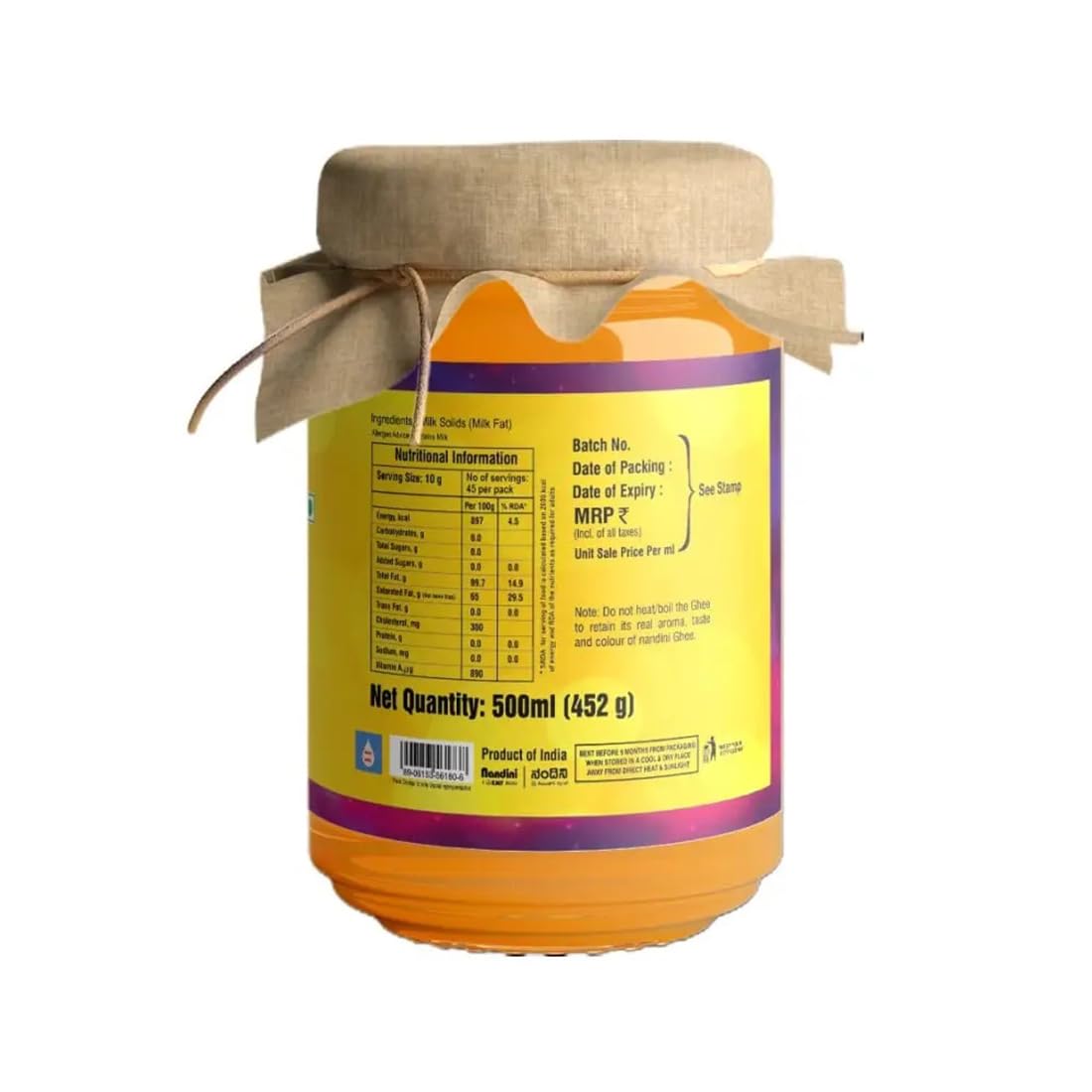 Nandini Premium Desi Cow Ghee, 500 ml - Image 5