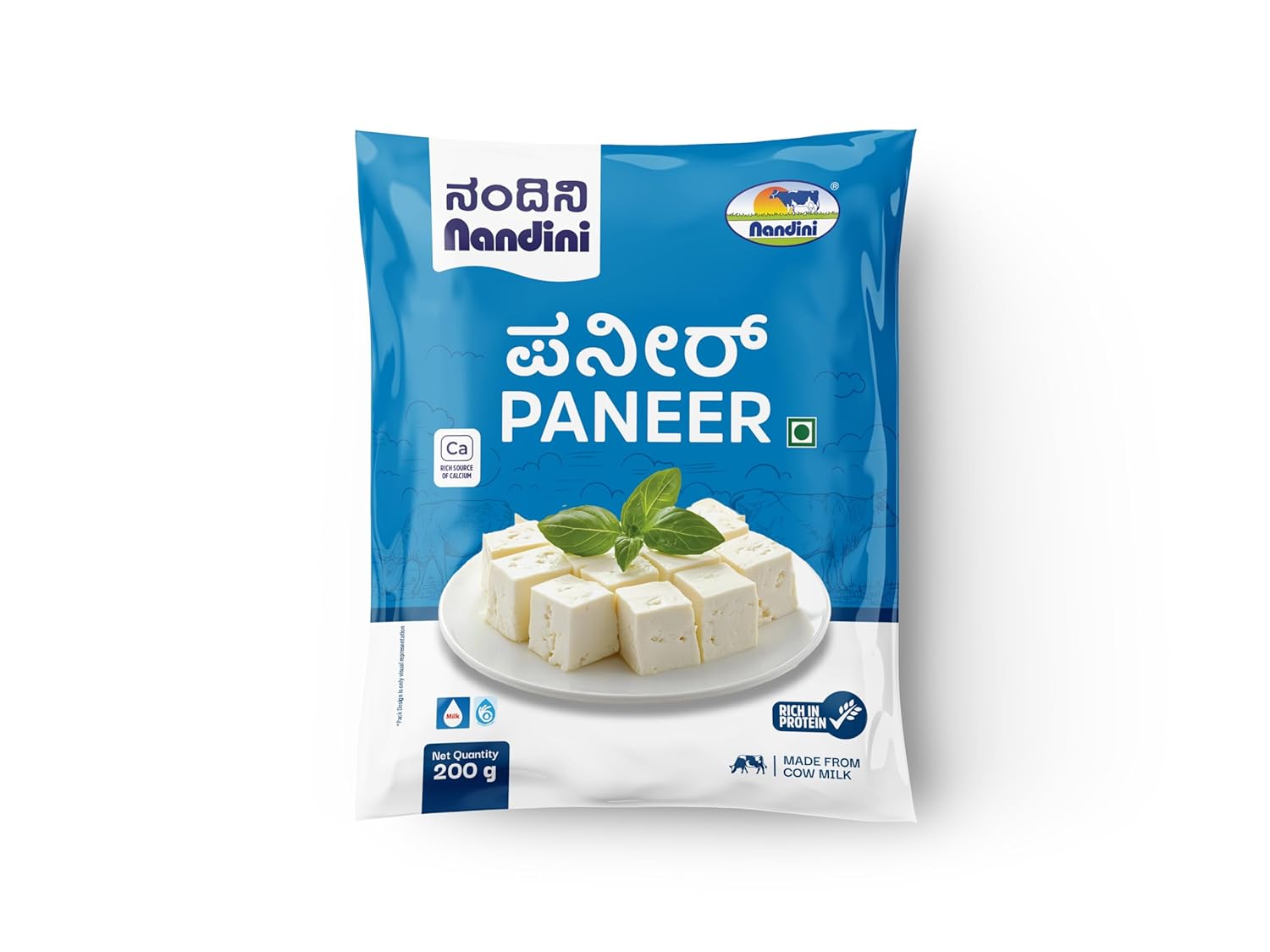 Nandini Paneer, 200 g Pack
