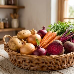 Fresh Root Vegetables Combo (Potato, Onion, Carrot, Beetroot)