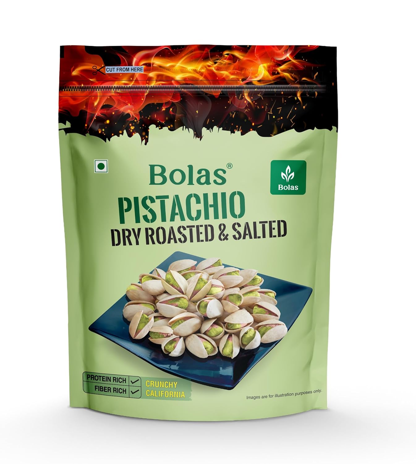 Bolas Roasted & Salted California Pistachios 500g